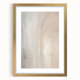 Abstract modern wall art featuring a gold-framed design with a mat, showcasing geometric shapes and vibrant colors, ideal for contemporary home decor.