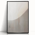 Framed acrylic wall art featuring an abstract modern design with bold colors and geometric shapes, perfect for contemporary home decor. Black frame adds elegance.