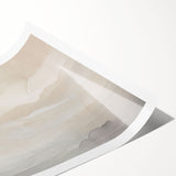 Abstract modern wall art print showcasing vibrant geometric shapes in bold colors, rolled and packaged in a protective tube for easy display and transport.