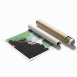 Abstract wall art print showcasing vibrant strokes and lines in bold colors, ideal for modern decor. Perfect for enhancing living spaces with artistic flair.