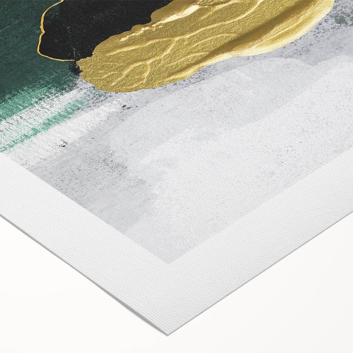 Abstract canvas art print showcasing vibrant strokes and lines in various colors, ideal for modern home decor and artistic interiors.
