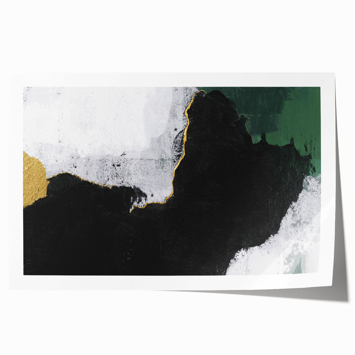 Abstract strokes and lines design wall art print featuring bold colors and dynamic patterns, ideal for modern home decor and artistic spaces.