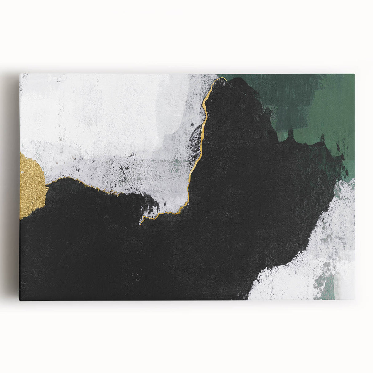 Abstract canvas wall art showcasing vibrant strokes and lines in various colors, perfect for modern decor and enhancing interior spaces.