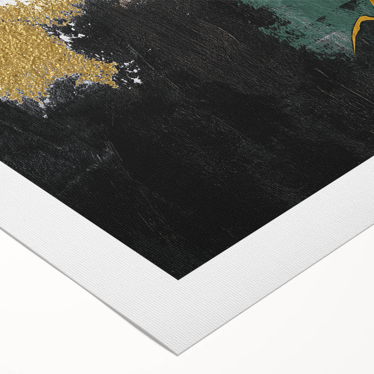 Abstract wall art canvas print showcasing dynamic strokes and lines in vibrant colors, ideal for modern home decor or office spaces.