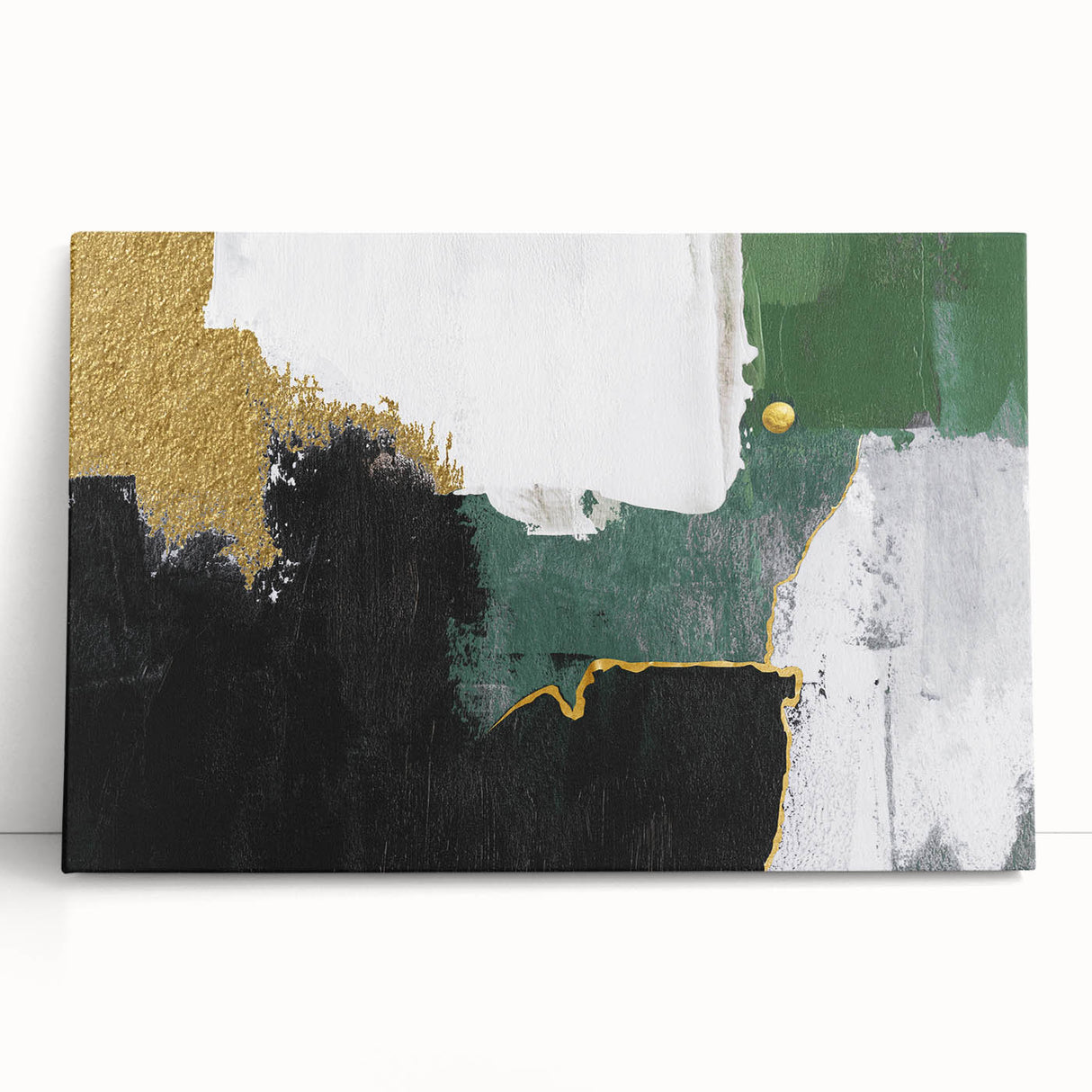 Abstract wall art featuring vibrant strokes and lines in shades of blue, orange, and yellow, designed for modern home decor. Perfect for adding a pop of color to any interior space.