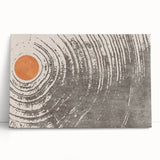 Abstract wall art design featuring vibrant strokes and lines in shades of blue, orange, and gold, perfect for modern home decor.