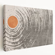 Abstract strokes and lines wall art in vibrant colors displayed on stretched canvas, highlighting modern design for contemporary home decor.