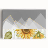 Abstract wall art featuring vibrant strokes and lines in shades of blue, yellow, and red, stretched on canvas, perfect for modern decor.