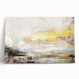 Abstract canvas wall art showcasing dynamic strokes and lines in vibrant colors, perfect for modern home decor. The design features a blend of warm and cool tones, creating an eye-catching focal point for any room.