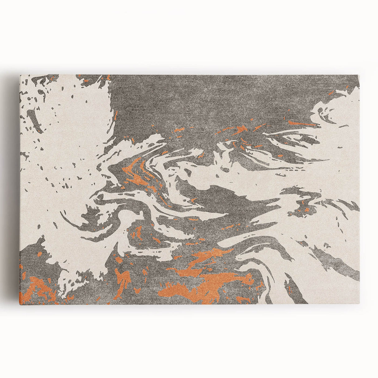 Abstract canvas wall art showcasing a vibrant design of colorful strokes and lines in a modern style, perfect for contemporary home decor.