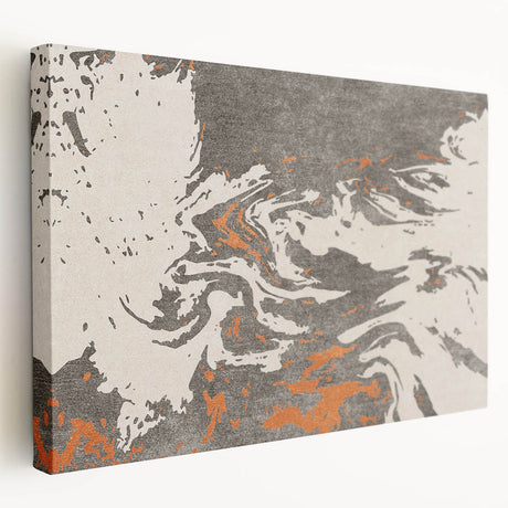 Stretched canvas wall art showcasing an abstract design of colorful strokes and lines, ideal for modern home decor with vibrant hues.