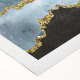 Abstract wall art on rolled canvas showcasing vibrant strokes and lines in a harmonious blend of colors, perfect for modern decor.