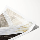 Abstract wall art featuring colorful strokes and lines in various shades, designed for modern decor, presented as a rolled print for easy framing.