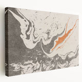 Abstract strokes and lines design stretched canvas wall art displaying vibrant colors and dynamic patterns, perfect for modern home decor.