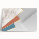 Colorful abstract strokes and lines in a contemporary canvas wall art design, showcasing vibrant hues that enhance modern interior decor.