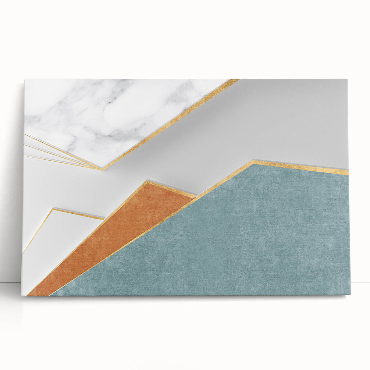 Abstract canvas wall art featuring vibrant strokes and lines in a modern design, perfect for contemporary home decor or art collections.
