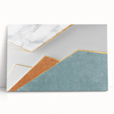 Abstract canvas wall art featuring vibrant strokes and lines in a modern design, perfect for contemporary home decor or art collections.