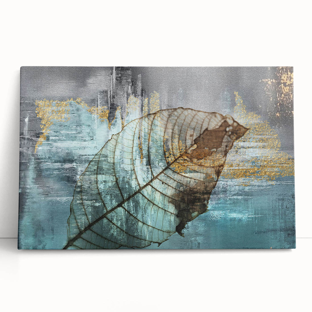 Abstract wall art featuring a colorful composition of bold strokes and lines in vibrant hues, perfect for modern decor and artistic expression.