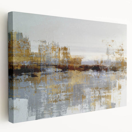 Abstract wall art canvas showcasing vibrant strokes and lines in bold colors, ideal for modern home decor and artistic expression.