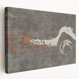 Abstract canvas wall art featuring vibrant strokes and lines in bold colors, showcasing a modern artistic design suitable for contemporary decor.