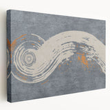 Abstract canvas wall art showcasing a vibrant design of colorful strokes and lines, highlighting a modern aesthetic ideal for home decor.