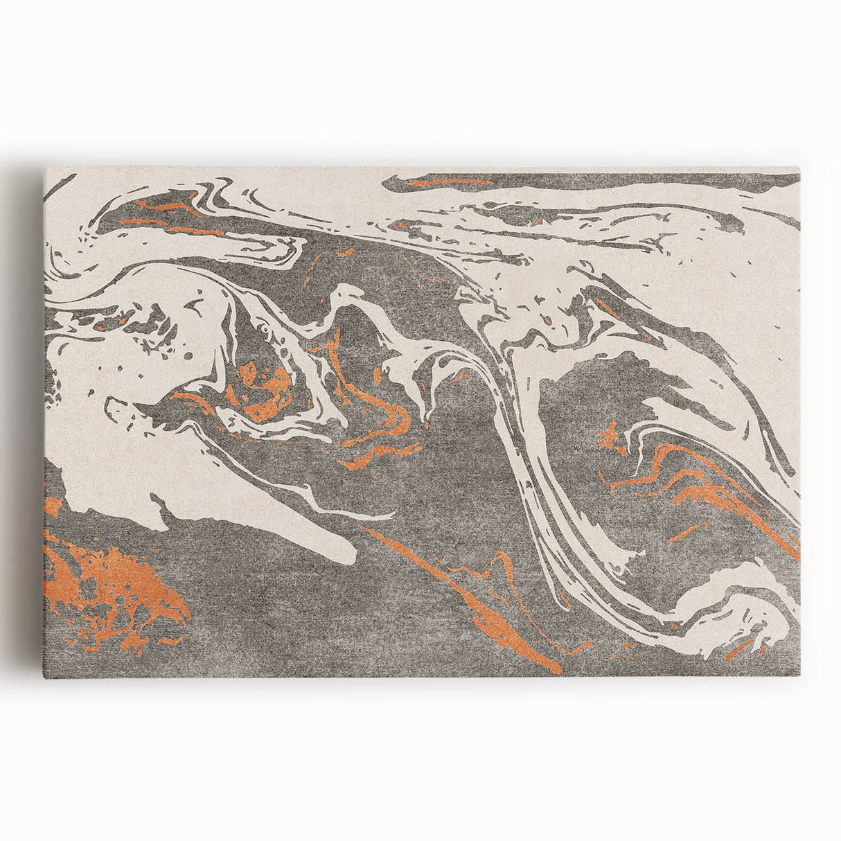 Abstract canvas wall art showcasing vibrant strokes and lines in a fluid design, perfect for modern decor, enhancing any living space.