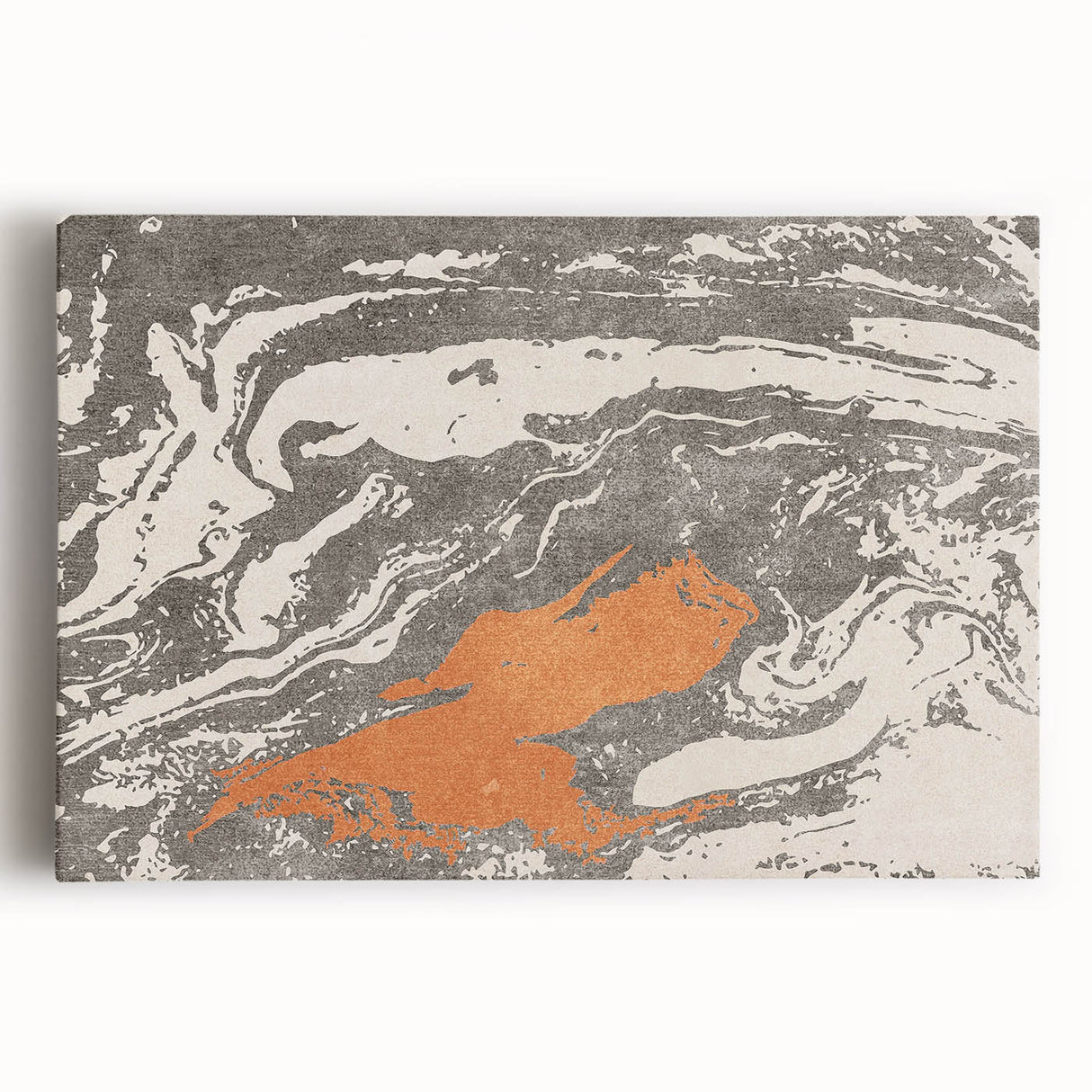 Abstract canvas wall art showcasing vibrant strokes and lines in a modern design, perfect for contemporary home decor.