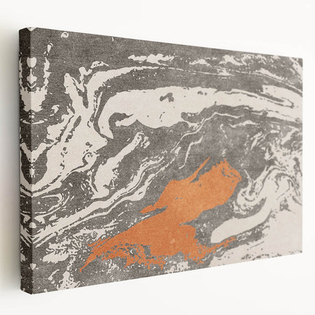 Abstract strokes and lines design on stretched canvas wall art, showcasing vibrant colors and modern aesthetics, ideal for contemporary decor.