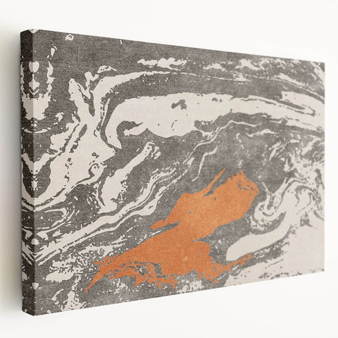 Abstract strokes and lines design on stretched canvas wall art, showcasing vibrant colors and modern aesthetics, ideal for contemporary decor.