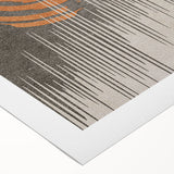 Abstract strokes and lines in vibrant colors create a modern wall art design on rolled canvas, perfect for adding a contemporary touch to any interior decor.