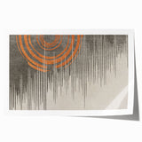 Abstract wall art print showcasing vibrant strokes and lines in a dynamic color palette, ideal for modern decor. Perfect for enhancing living spaces with a stylish touch.