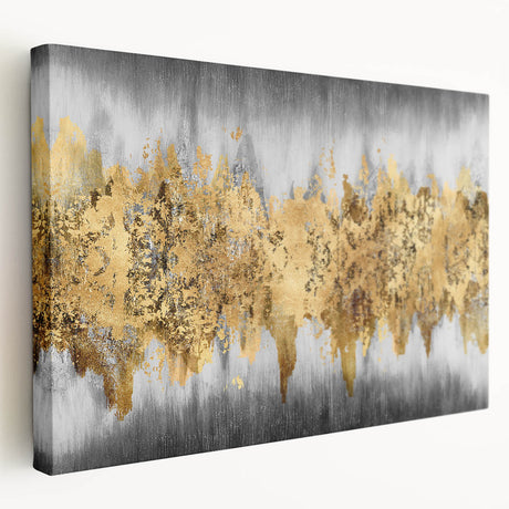 Abstract wall art canvas featuring vibrant strokes and lines in shades of blue, yellow, and pink, showcasing a modern artistic design ideal for contemporary decor.