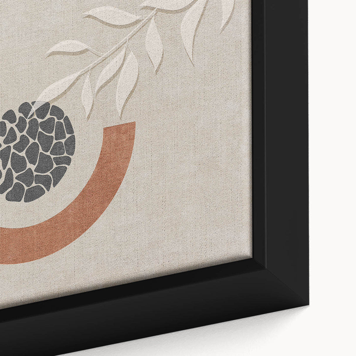 Framed abstract wall art showcasing vibrant strokes and lines in a colorful design, perfect for modern home decor and artistic expression.