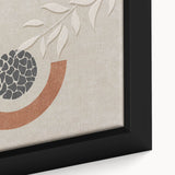 Framed abstract wall art showcasing vibrant strokes and lines in a colorful design, perfect for modern home decor and artistic expression.