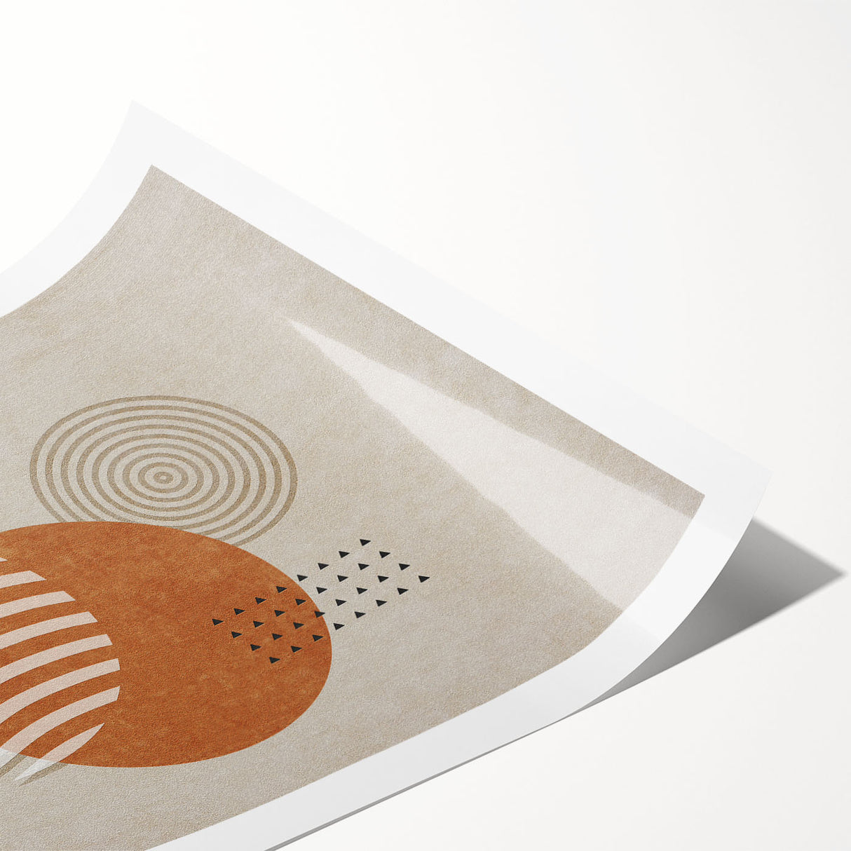 Abstract wall art print showcasing vibrant strokes and lines in a dynamic composition, perfect for modern decor and stylish interiors.