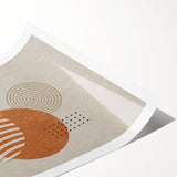 Abstract wall art print showcasing vibrant strokes and lines in a dynamic composition, perfect for modern decor and stylish interiors.