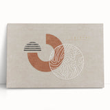 Abstract wall art featuring a vibrant collection of colorful strokes and lines on stretched canvas, ideal for modern home decor and artistic expression.