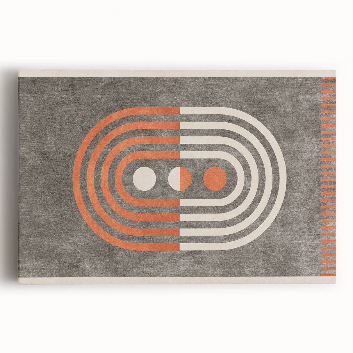 Abstract wall art featuring vibrant strokes and lines in bold colors against a stretched canvas, ideal for modern home decor and artistic expression.