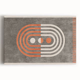 Abstract wall art featuring vibrant strokes and lines in bold colors against a stretched canvas, ideal for modern home decor and artistic expression.
