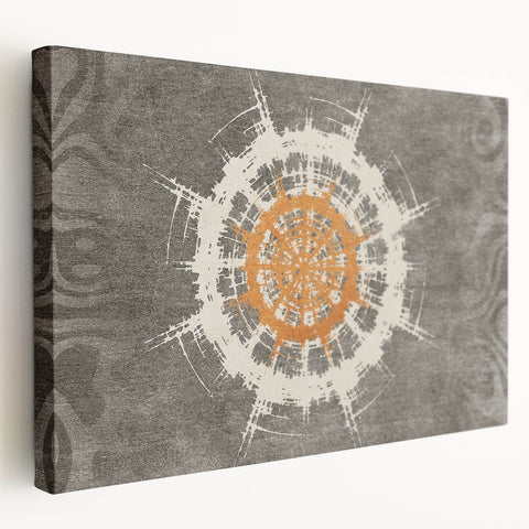 Abstract wall art showcasing colorful strokes and lines on stretched canvas, emphasizing vibrant hues and modern design for contemporary decor.