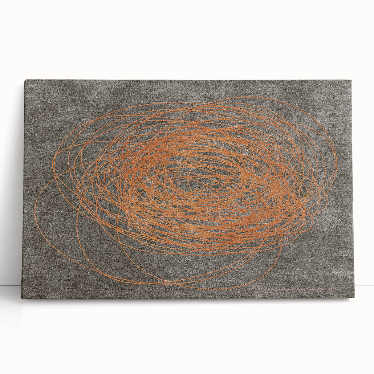 Abstract wall art design showcasing vibrant strokes and lines in shades of blue, yellow, and pink, perfect for modern home decor.