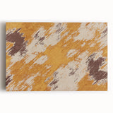 Abstract wall art featuring vibrant strokes and lines in bold colors, showcasing a modern design on stretched canvas for home decor.