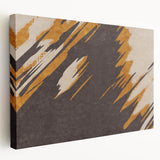 Colorful abstract strokes and lines on stretched canvas wall art, showcasing a modern design with vibrant hues, perfect for contemporary decor.