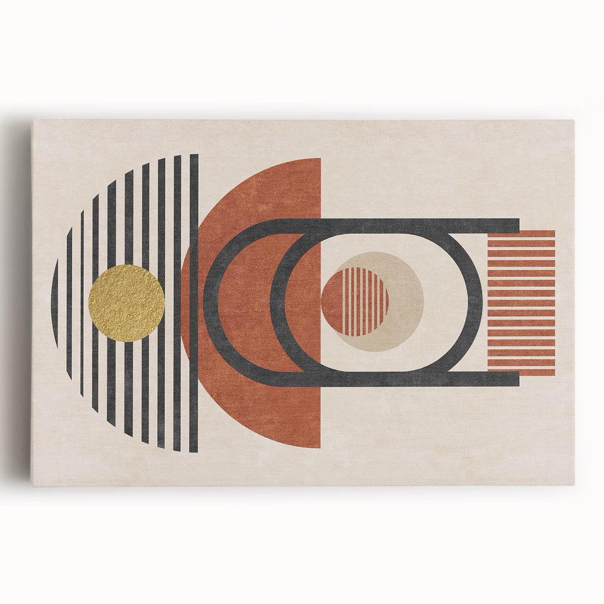 Abstract canvas wall art showcasing vibrant strokes and lines in a variety of colors, perfect for modern home decor. Features an artistic blend of shapes and textures, ideal for enhancing living spaces with a contemporary flair.