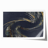 Abstract wall art print showcasing vibrant strokes and lines in a dynamic composition, perfect for modern home decor and creative spaces.