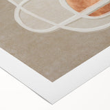 Abstract wall art design featuring colorful strokes and lines on rolled canvas, showcasing a modern, vibrant aesthetic perfect for contemporary decor.