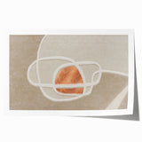 Abstract wall art print showcasing vibrant strokes and lines in bold colors, ideal for modern home decor or art collection display.