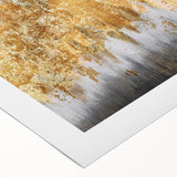 Abstract wall art design showcasing vibrant strokes and lines in a variety of colors, printed on rolled canvas for contemporary decor.