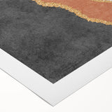 Abstract strokes and lines design wall art on rolled canvas, showcasing vibrant colors and modern artistic flair, ideal for contemporary decor.