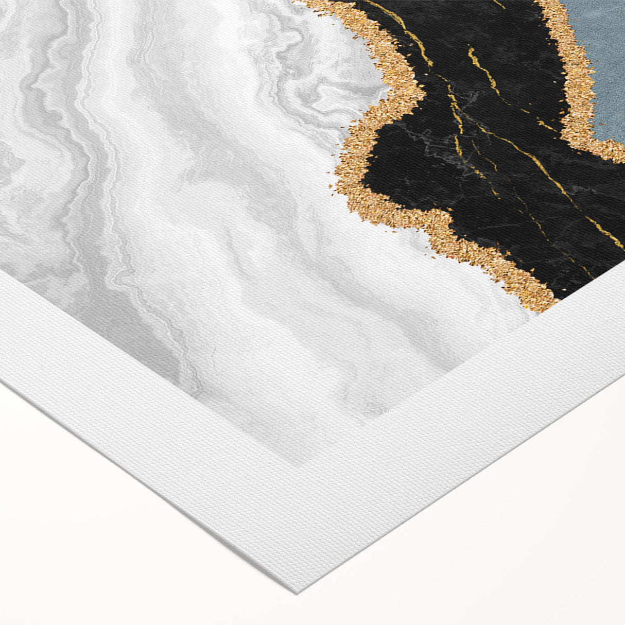Abstract wall art design showcasing vibrant strokes and lines in warm tones, ideal for modern decor, printed on high-quality rolled canvas.